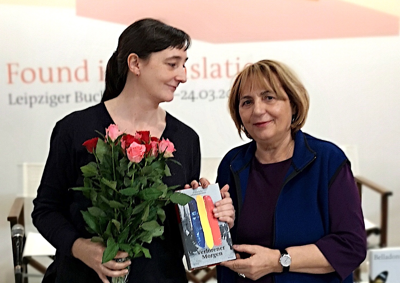 Eva Ruth Wemme und Gabriela Adameşteanu