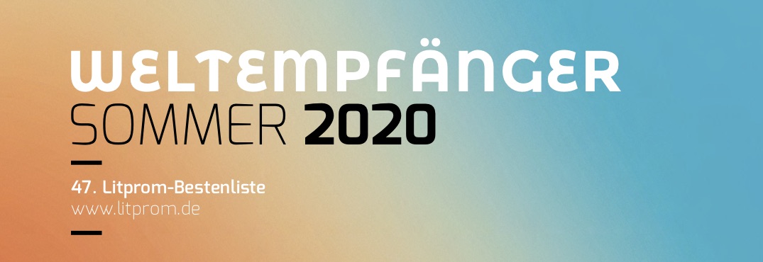 Ausschnitt aus der „Weltempfänger“-Bestenliste von Litprom, Sommer 2020