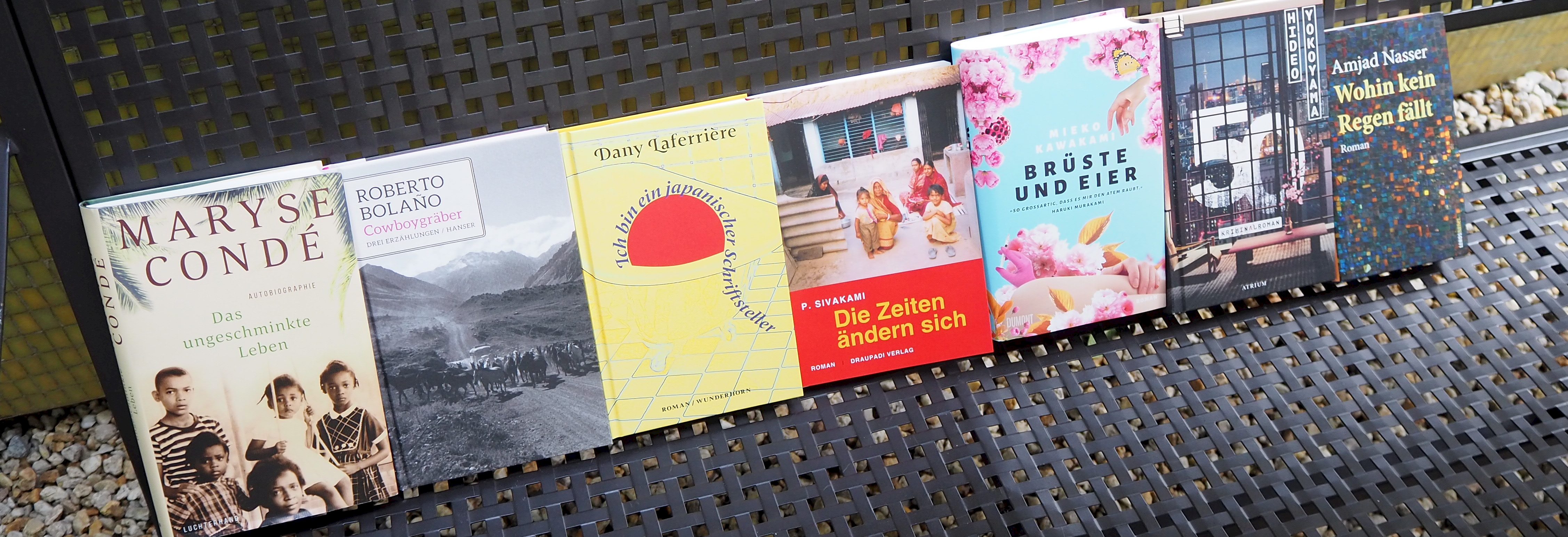 Die sieben Bücher der 48. Weltempfänger-Bestenliste